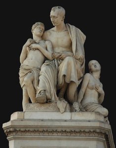 Monumento al Conte Nikolai Nikitich Demidov in Piazza Demidoff a Firenze da Lorenzo Bartolini