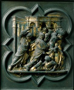 Porta Nord (chiamata Porta della Croce, a Nord), dettaglio esterno: 
