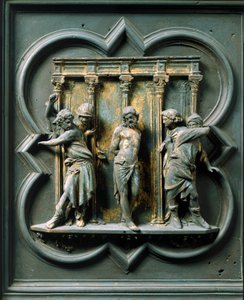 Porta Nord (chiamata Porta della Croce, a Nord), dettaglio esterno: 
