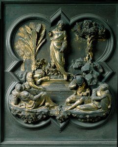 La Resurrezione di Cristo, diciannovesimo pannello delle Porte Nord del Battistero di San Giovanni da Lorenzo Ghiberti