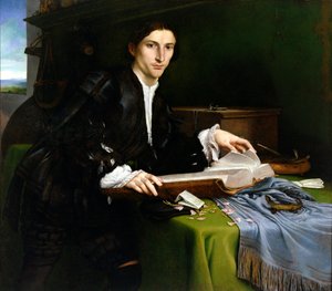 Adeliger, nel suo studio (dopo il restauro)