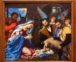 Adorazione dei Pastori da Lorenzo Lotto