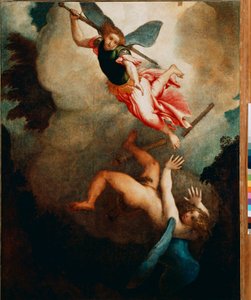 San Michele che caccia Lucifero