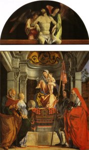 Santa Cristina al Tiverone Altarpiece da Lorenzo Lotto