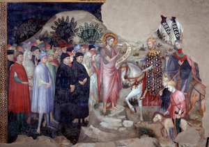 San Giovanni Battista predica da Lorenzo Salimbeni