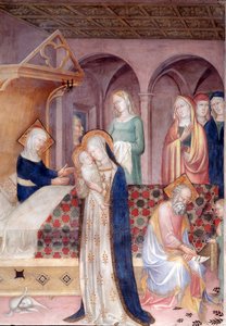La nascita di San Giovanni Battista (Affresco)