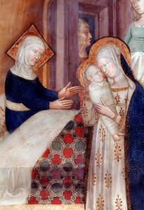 La nascita di San Giovanni Battista (dettaglio) da Lorenzo Salimbeni