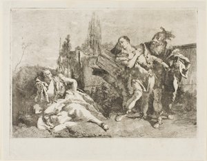 Rinaldo lascia Armida da Lorenzo Tiepolo