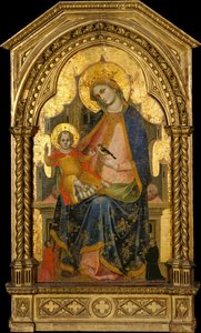 Madonna col Bambino in trono con due donatori, ca. 1360-65 da Lorenzo Veneziano