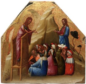 La predicazione di San Giovanni Battista da Lorenzo Veneziano