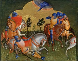 La conversione di Paolo, pannello predella