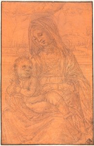 La Vergine e il Bambino, c. 1510 da Lorenzo di Credi