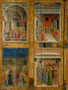 Reliquiario delle porte di Santa Maria della Scala. pannello interno