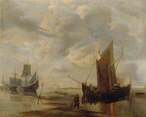 Paesaggio marino (copia da Jan van de Capelle) da Lotte Sykora