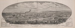 Città manifatturiera di Pullman e fabbriche di carrozze appartenenti alla Pullman