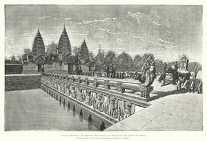 Ingresso orientale al tempio Khmer di Preah Khan, Angkor, Cambogia da Louis (after) Delaporte