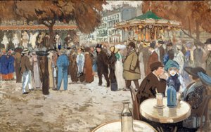 Fiera, boulevard de Clichy, ca. 1910 da Louis Abel Truchet