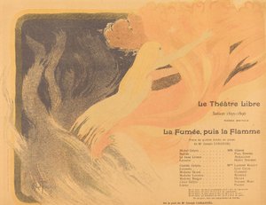 Le Théâtre Libre: La Fumée, puis la Flamme, 1895 da Louis Abel Truchet