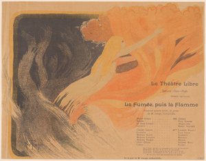 Le Théâtre Libre: La Fumée, poi la Fiamma, 24 ottobre 1895 da Louis Abel Truchet
