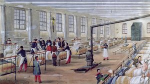 Ospedale Militare di Val-de-Grace a Parigi, 1854 da Louis Amable Crapelet