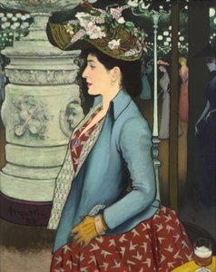 Una donna elegante all