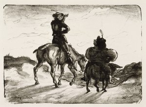 Don Chisciotte e Sancho Panza da Louis Anquetin
