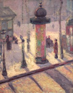Chiosco sul Boulevard Clichy, 1886-7 da Louis Anquetin