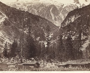 Chalet de Handeck, Valle di Hasli, Canton Berna, Svizzera da Louis Auguste Bisson and Auguste Rosalie Bisson