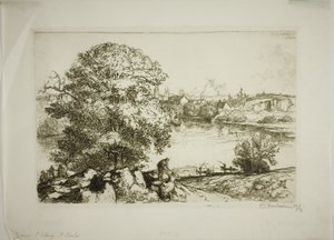 Angers, Lago di Saint-Nicolas da Louis Auguste Lepère