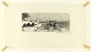Il molo di Bercy, seconda lastra da Le Long de la Seine et des Boulevards da Louis Auguste Lepère