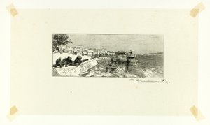Il molo di Bercy, seconda lastra da Le Long de la Seine et des Boulevards da Louis Auguste Lepère
