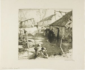 Quartiere dei pescatori da Louis Auguste Lepère