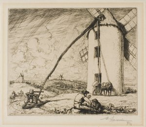 Le Moulin des Chapelles da Louis Auguste Lepère