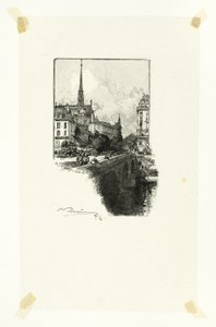 Pont Saint-Michel, tavola dodici da Le Long de la Seine et des Boulevards
