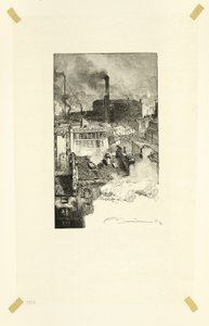 Quartier des Gobelins, lastra 20 da Le Long de la Seine et des Boulevards da Louis Auguste Lepère