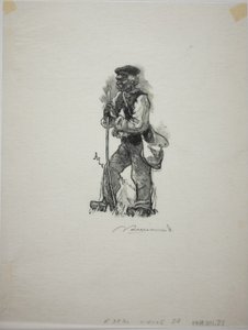 Cacciatore di serpenti da Louis Auguste Lepère