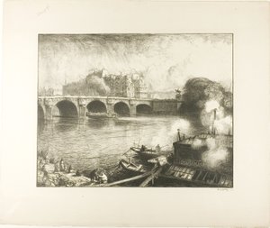 Il Pont Neuf, Parigi da Louis Auguste Lepère