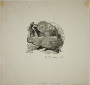 La roccia che trema da Louis Auguste Lepère