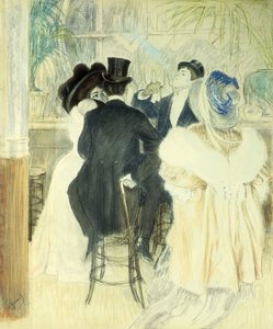 Figure in un Caffè da Louis Auguste Mathieu Legrand