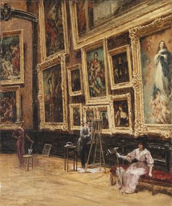 Nel Louvre da Louis Beraud
