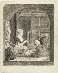La pollivendola da Louis Bernard Coclers