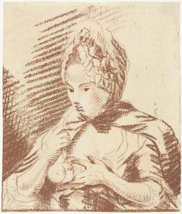 Giovane madre nutre il suo bambino con il biberon da Louis Bernard Coclers