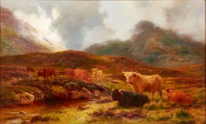 Brughiera a Clachaig, Glencoe da Louis Bosworth Hurt