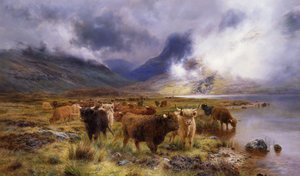 Attraverso Glencoe verso il Tay, 1899 da Louis Bosworth Hurt