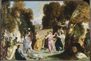 Danza delle Muse, tra il 1846 e il 1851 (olio su tela) da Louis Boulanger
