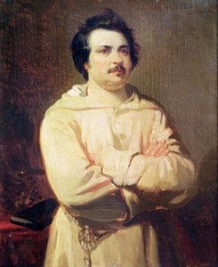 Honoré de Balzac nel suo Abito da Monaco, 1829 da Louis Boulanger