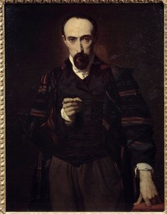 Ritratto di Achille Deveria, pittore e incisore. Dipinto di Louis Boulanger da Louis Boulanger