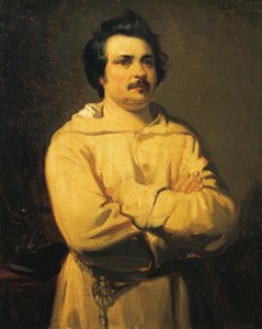 Ritratto di Honoré de Balzac da Louis Boulanger