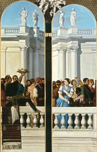 Festa in stile veneziano, pannello destro da Louis Boulanger