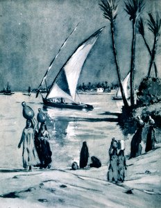 Portare acqua dal Nilo, Il Cairo, Egitto, 1928 da Louis Cabanes